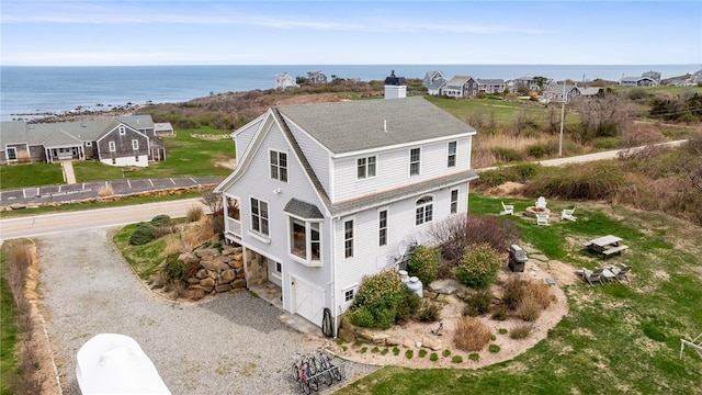 244 Spring St, Block Island, RI 02807 - aerial view featuring a water view