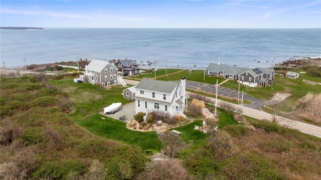 244 Spring St, Block Island, RI 02807 - bird's eye view featuring a water view