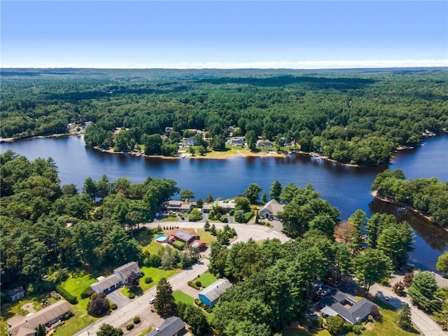 49 Magnolia Ln, Coventry, RI 02816 - drone / aerial view featuring a water view and a wooded view