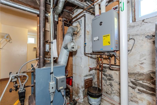 view of utility room