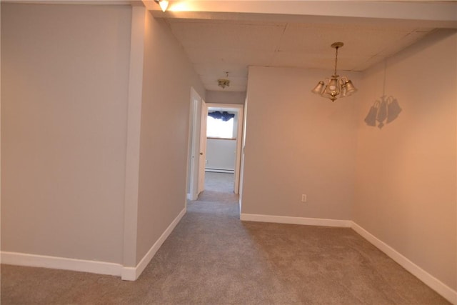300 Smithfield Rd Unit P1-1, Providence, RI 02904 - unfurnished room featuring baseboards, baseboard heating, and carpet