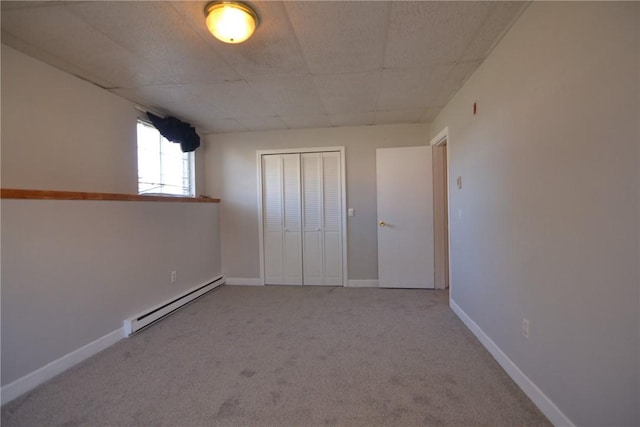 300 Smithfield Rd Unit P1-1, Providence, RI 02904 - unfurnished bedroom with a closet, carpet flooring, baseboards, and baseboard heating