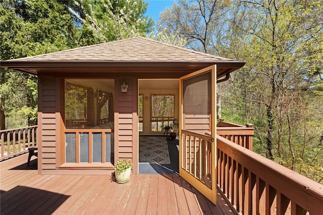 29 Howard Ave, Scituate, RI 02831 - view of wooden terrace