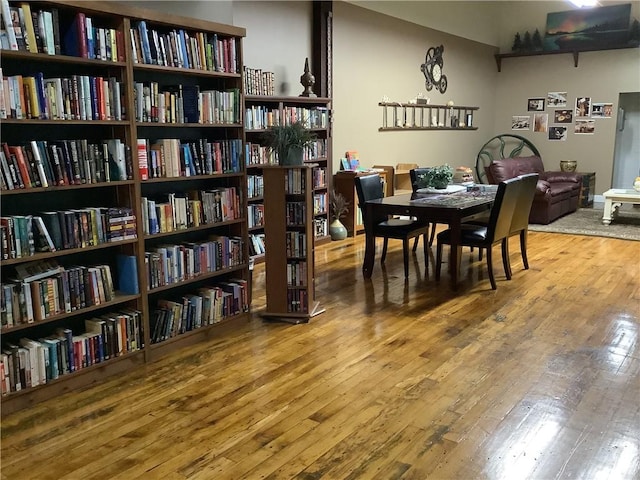 1 Tupperware Dr Unit 233, North Smithfield, RI 02896 - dining area with hardwood / wood-style floors and lofted ceiling