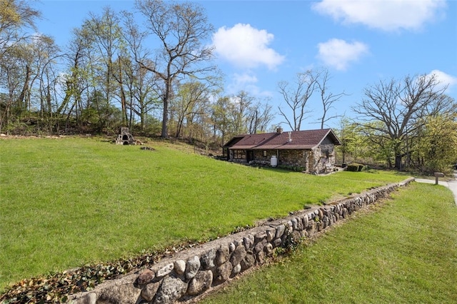 view of yard