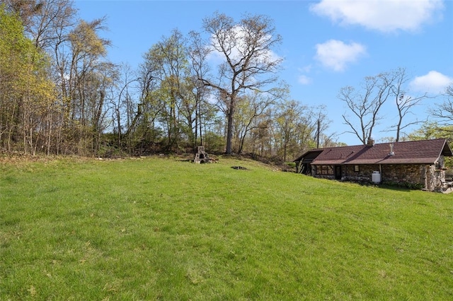 view of yard