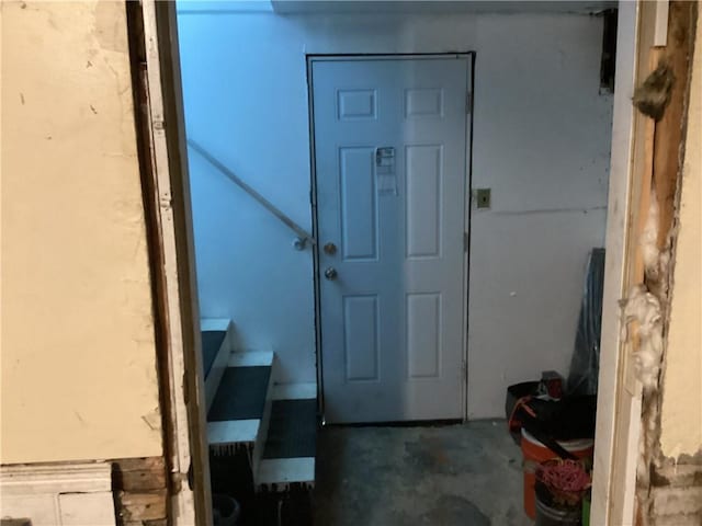 446 Carrington Ave, Woonsocket, RI 02895 - interior space featuring unfinished concrete flooring