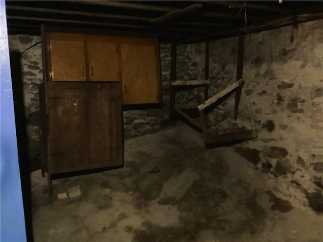 446 Carrington Ave, Woonsocket, RI 02895 - view of unfinished basement