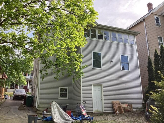 446 Carrington Ave, Woonsocket, RI 02895 - view of rear view of property