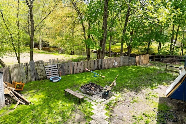71 Centennial St, Burrillville, RI 02859 - view of yard with an outdoor fire pit