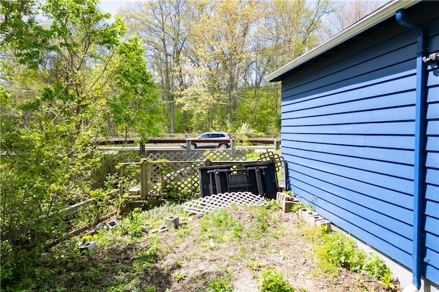 71 Centennial St, Burrillville, RI 02859 - view of side of property with fence
