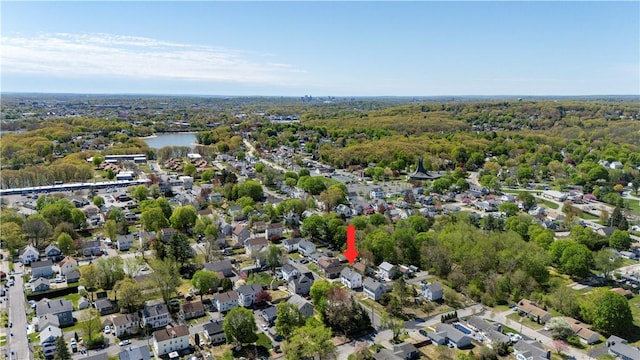 drone / aerial view featuring a residential view