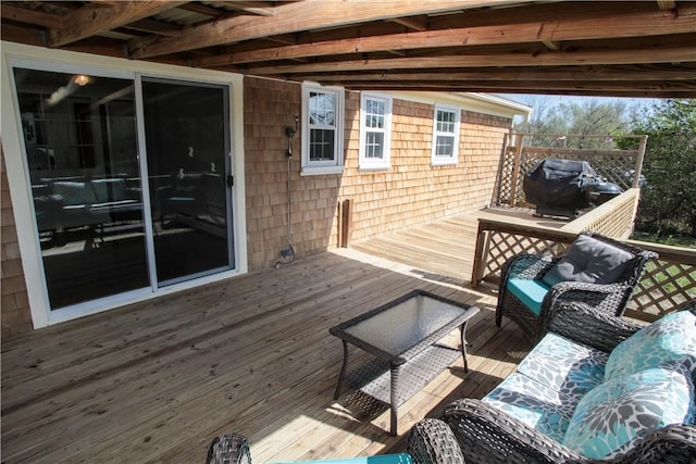 7 Smithfield Dr, Middletown, RI 02842 - view of wooden terrace