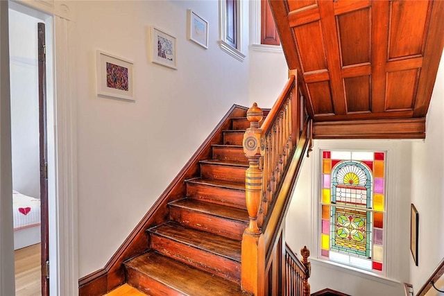 view of staircase