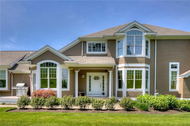 87 Waters Edge, Tiverton, RI 02878 - view of front of home featuring a shingled roof