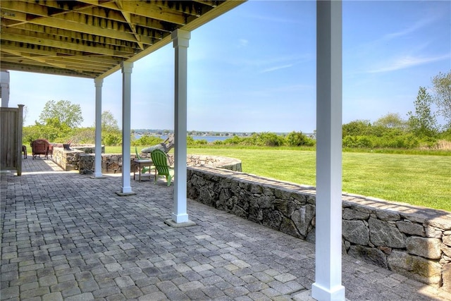 view of patio