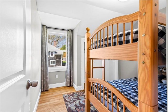 120 Columbia Heights Rd Unit 1, Charlestown, RI 02813 - bedroom featuring baseboards and wood finished floors