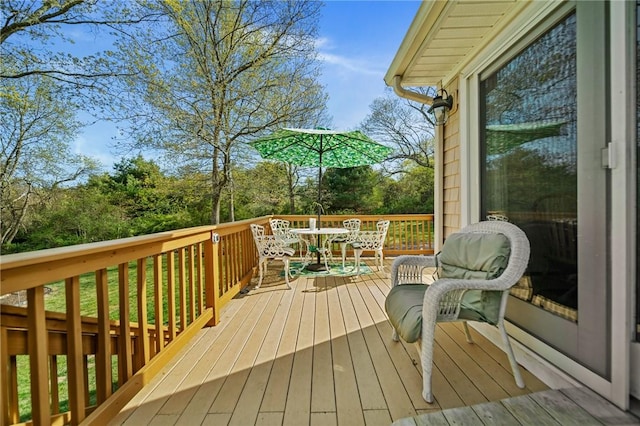 view of deck