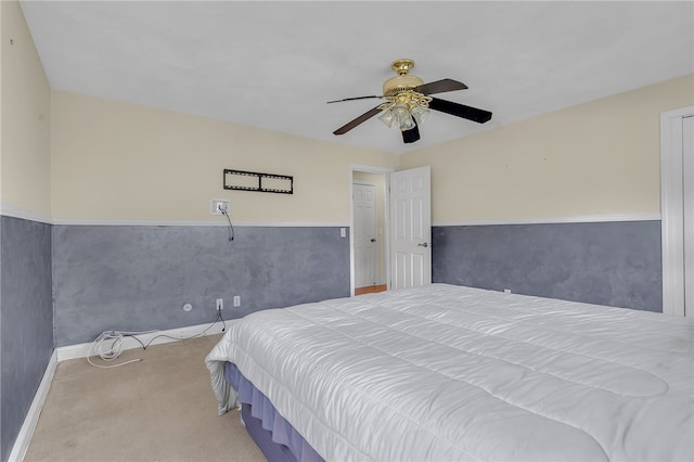 105 Quaker Dr, West Warwick, RI 02893 - bedroom featuring baseboards, ceiling fan, and carpet floors
