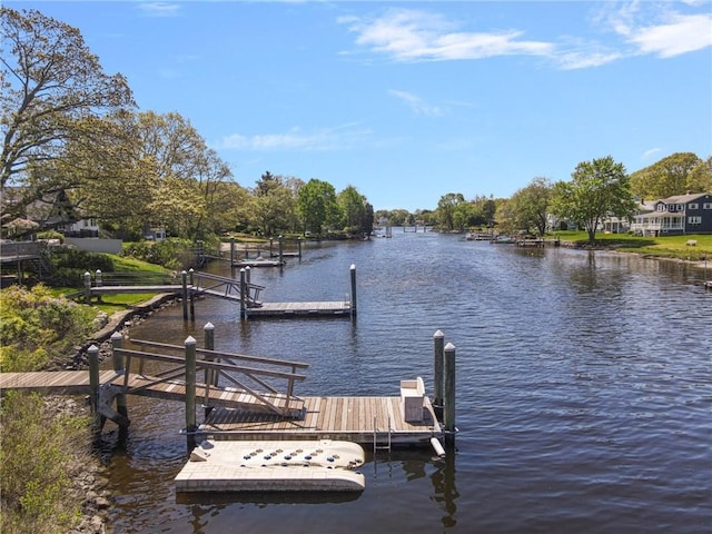 106 N River Dr, Narragansett, RI 02882 - dock area featuring a water view