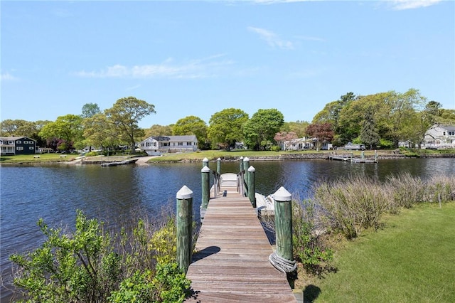 106 N River Dr, Narragansett, RI 02882 - dock area with a water view