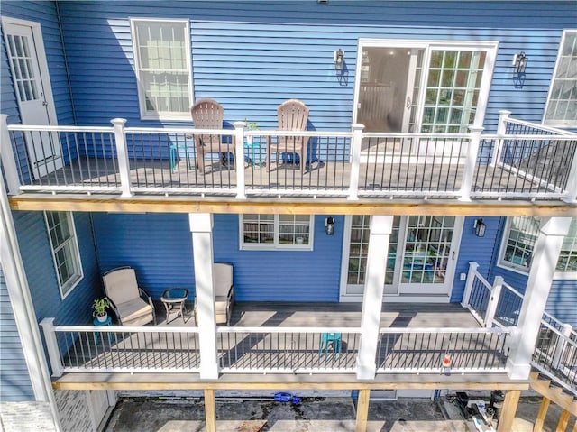 70 Shady Ln, Burrillville, RI 02859 - back of house with a balcony