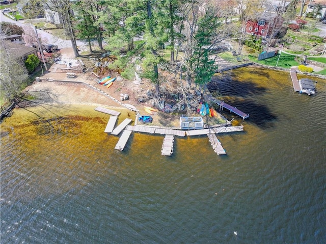 70 Shady Ln, Burrillville, RI 02859 - aerial overview of property's location with a nearby body of water