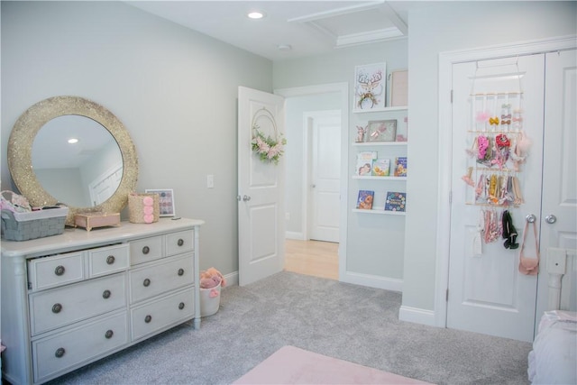70 Shady Ln, Burrillville, RI 02859 - game room with attic access, carpet, and baseboards