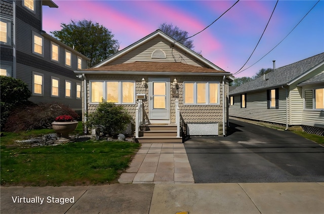 view of front of house with entry steps
