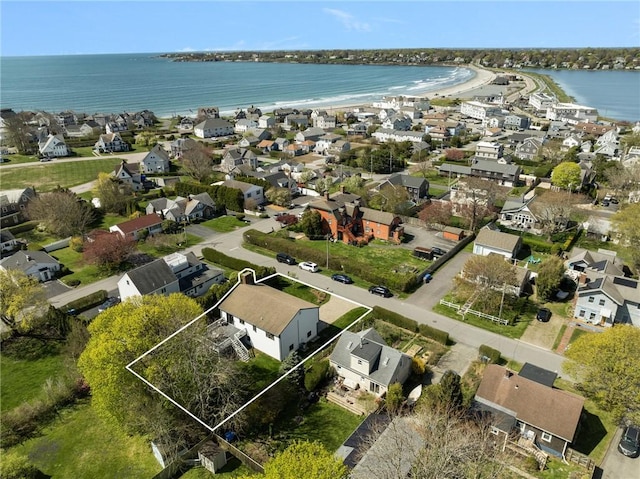 11 Renfrew Ave, Middletown, RI 02842 - aerial perspective of suburban area featuring a nearby body of water