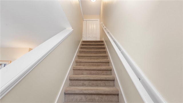 view of staircase