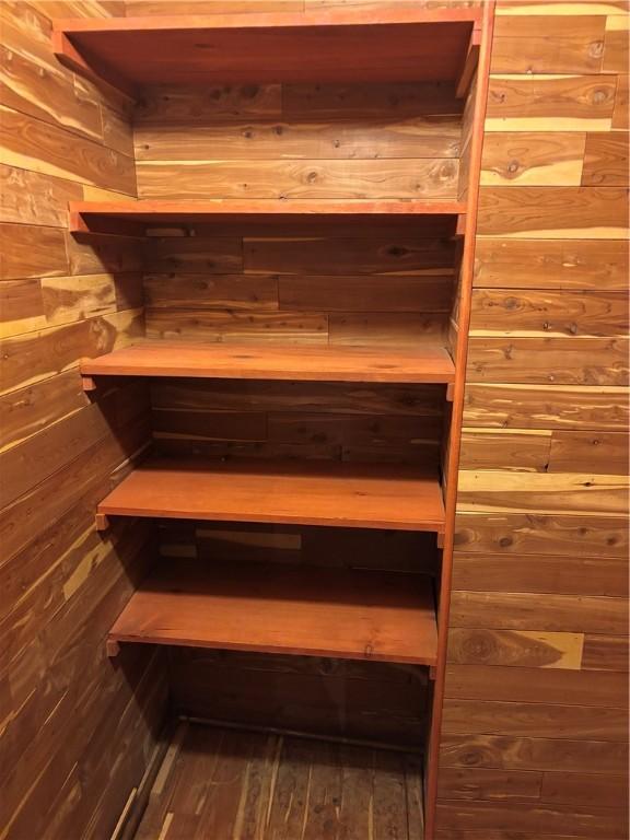 closet featuring a sauna