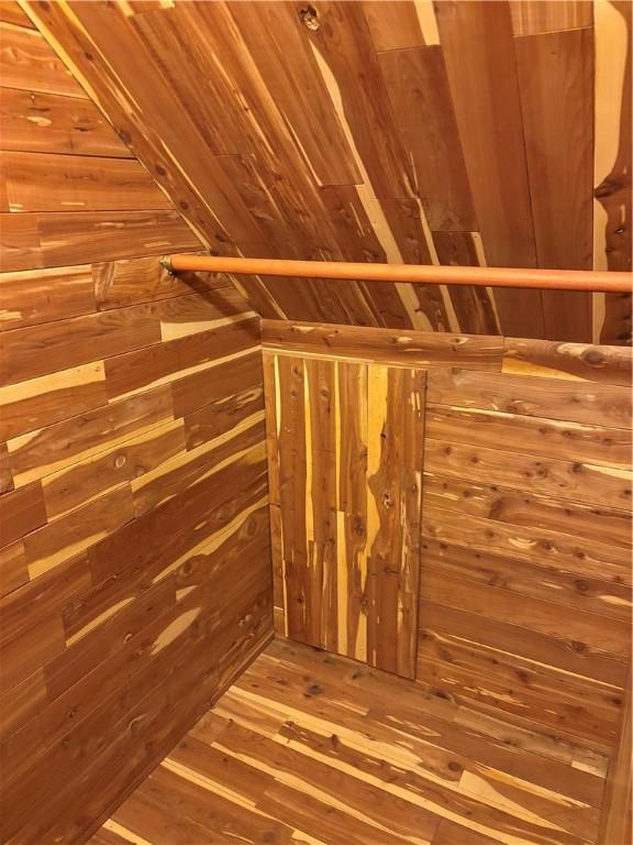 view of attic