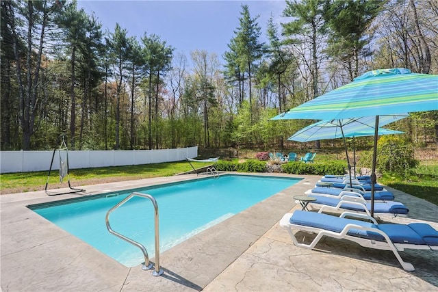 545 Central St, Burrillville, RI 02839 - view of pool with fence and a patio
