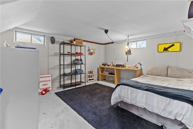 386 Stone Church Rd, Tiverton, RI 02878 - bedroom featuring concrete flooring