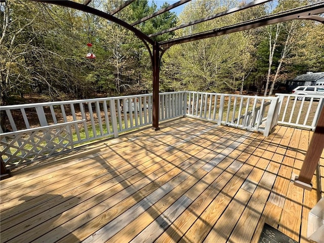 1 Gilman Rd, Hopkinton, RI 02832 - view of wooden terrace