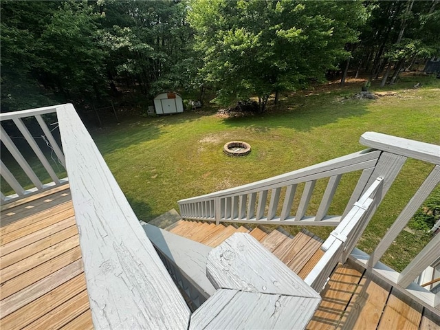 1 Gilman Rd, Hopkinton, RI 02832 - wooden terrace featuring a yard