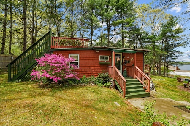 239 Richardson Rd, Coventry, RI 02816 - view of outbuilding with stairs