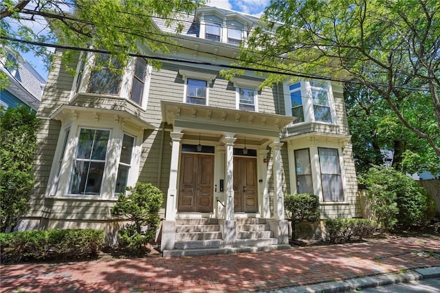 second empire-style home featuring mansard roof