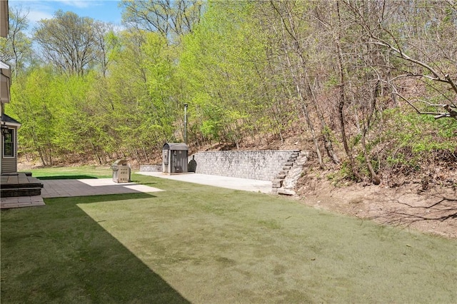 825 Woonsocket Hill Rd, North Smithfield, RI 02896 - view of yard with a patio
