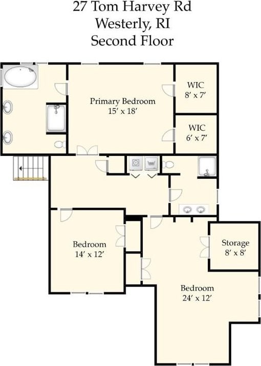 27 Tom Harvey Rd, Westerly, RI 02891 - floor plan / room layout