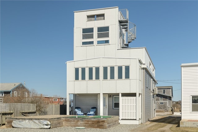 view of back of property