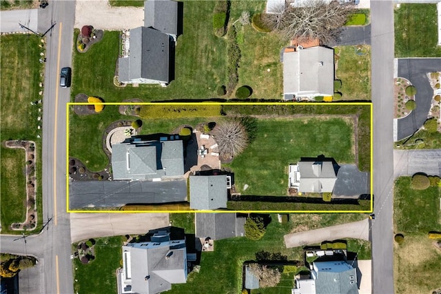 aerial overview of property's location with property boundaries highlighted