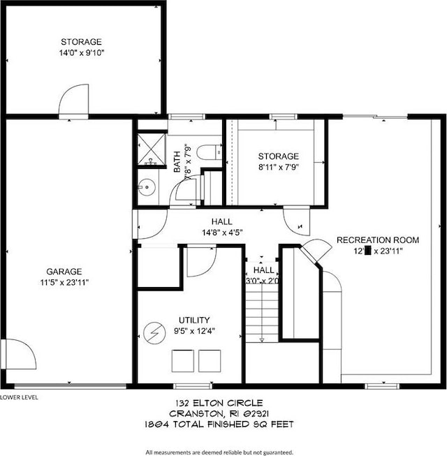 132 Elton Cir, Cranston, RI 02921 - floor plan