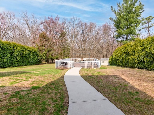 132 Elton Cir, Cranston, RI 02921 - view of yard