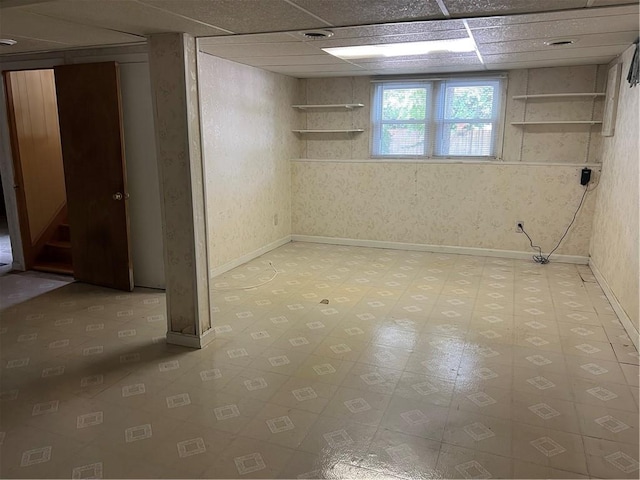 10 Lawnwood Rd, Coventry, RI 02816 - below grade area with light floors and baseboards