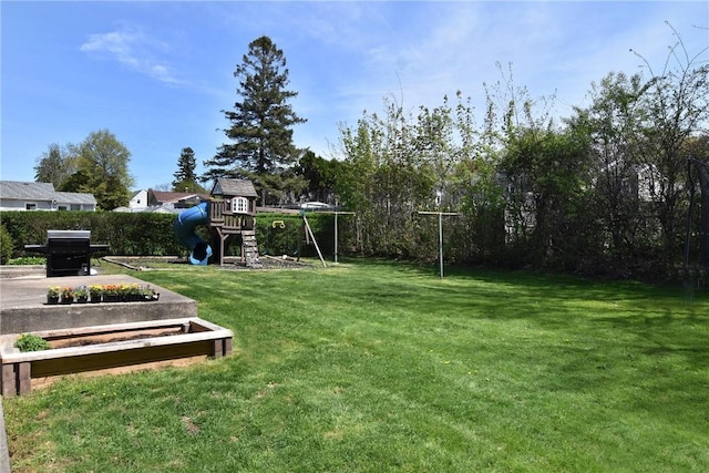 76 Oregon Ave, North Providence, RI 02911 - view of yard featuring a playground