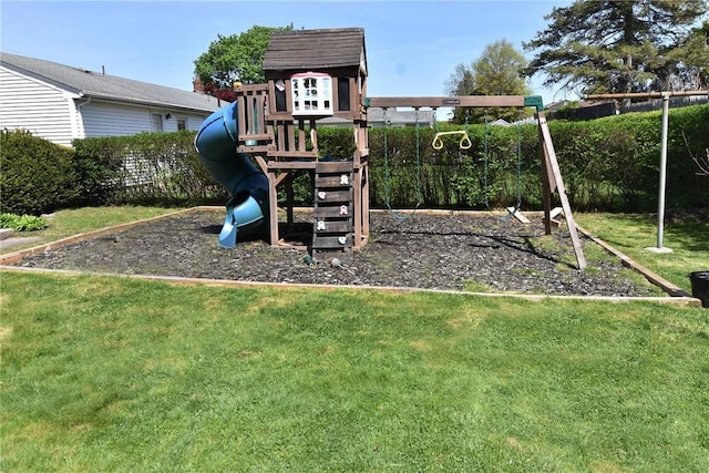 76 Oregon Ave, North Providence, RI 02911 - view of play area featuring a lawn