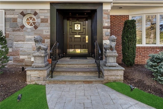 540 Blackstone Blvd, Providence, RI 02906 - view of exterior entry featuring brick siding