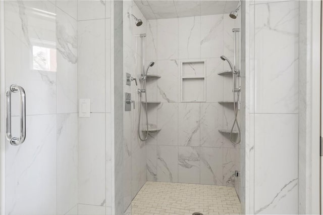 540 Blackstone Blvd, Providence, RI 02906 - bathroom with a marble finish shower